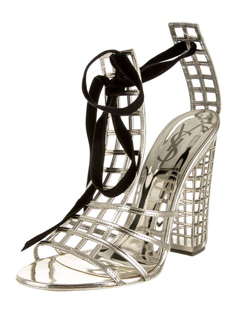 ysl cage sandals